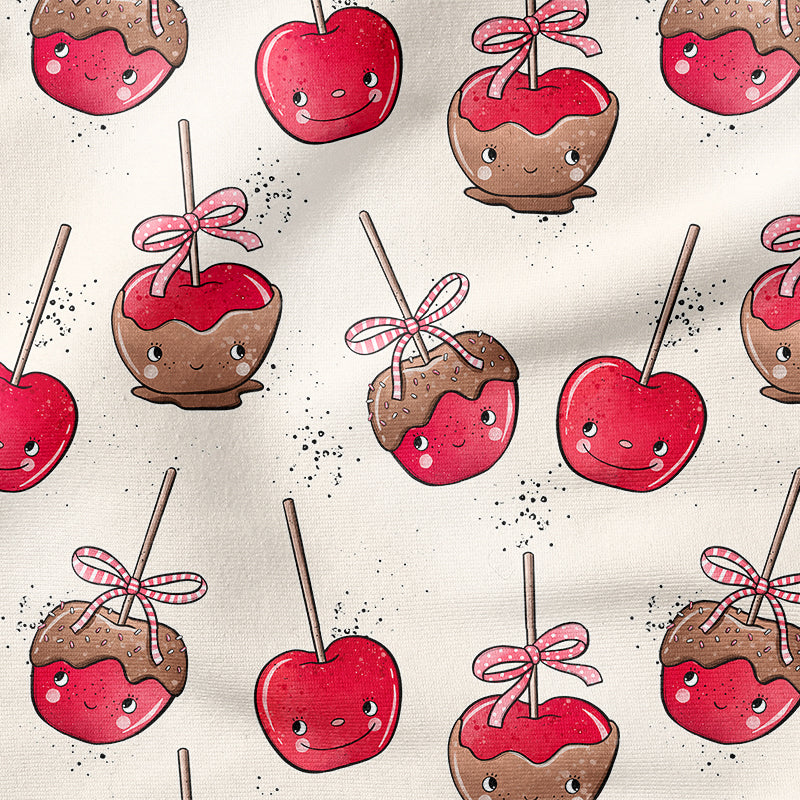 0.5m BIO French Terry Candy Apfel
