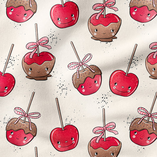 0.5m BIO French Terry Candy Apfel