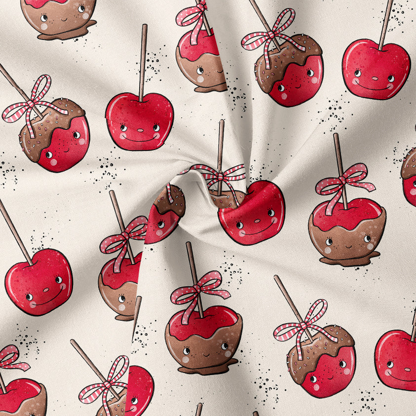 0.5m BIO French Terry Candy Apfel