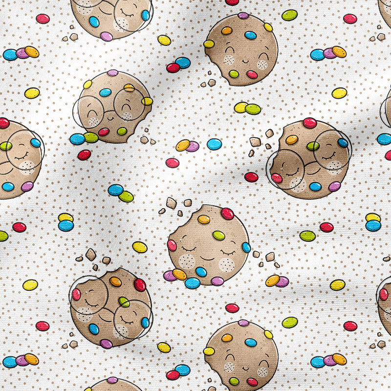 0.5m BIO French Terry Cookies bunt *STOFFÜBERSICHT*