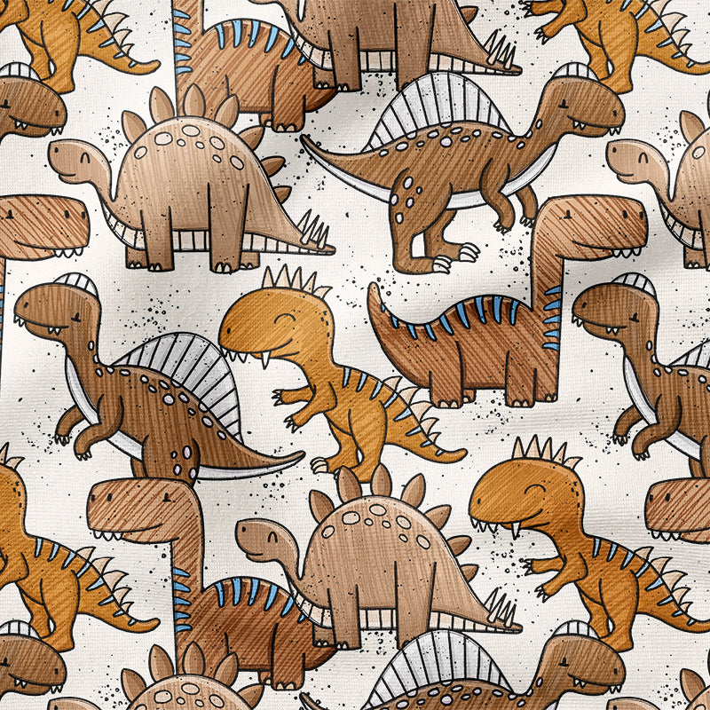 0.5m BIO French Terry Dino-Landia