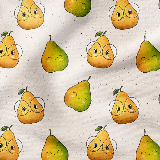 0.5m BIO French Terry Happy Pear *STOFFÜBERSICHT*