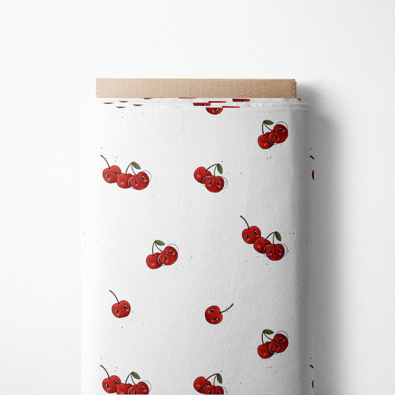0.5m BIO French Terry Kirsche Mini