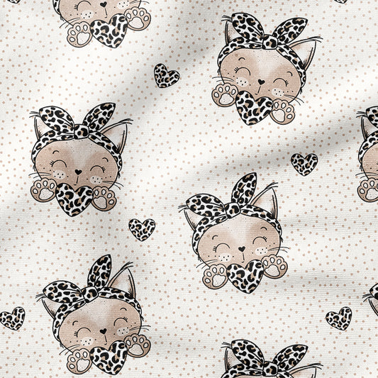 0.5m BIO French Terry Kitty Love *STOFFÜBERSICHT*