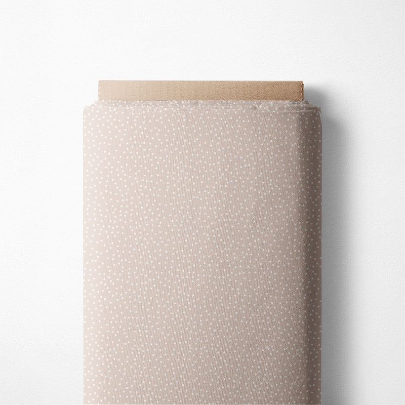 0.5m BIO French Terry Dotties beige *STOFFÜBERSICHT*