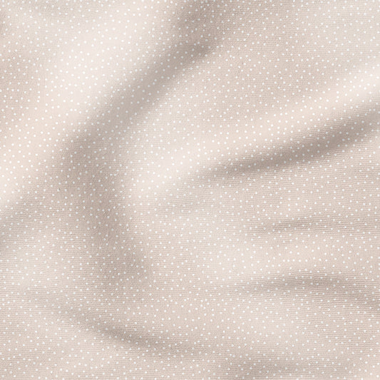 0.5m BIO French Terry Dotties beige *STOFFÜBERSICHT*