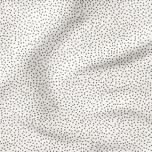 0.5m BIO French Terry Dotties weiß *STOFFÜBERSICHT*