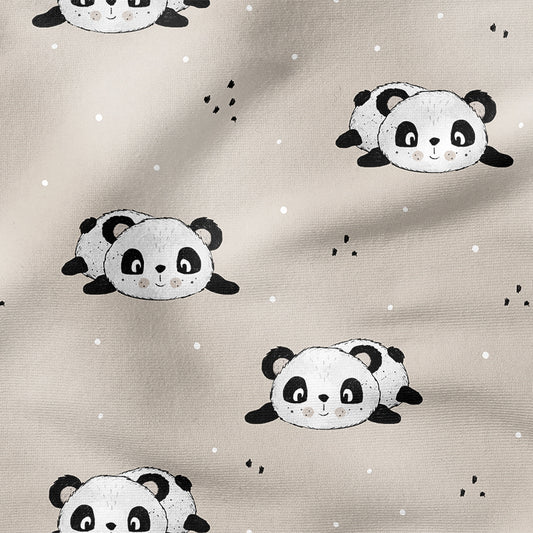 0.5m BIO French Terry Pauli Panda beige *STOFFÜBERSICHT*