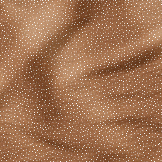 0.5m BIO French Terry Dotties schoko *STOFFÜBERSICHT*