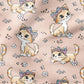 0.5m BIO French Terry Kittyday