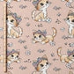 0.5m BIO French Terry Kittyday