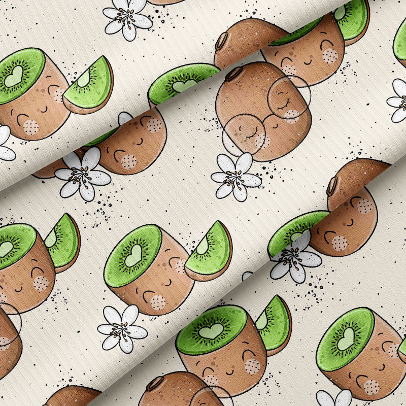 0.5m BIO Ribjersey Kiwi