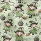 0.5m BIO French Terry Kleine Hexe grün *COMING SOON*