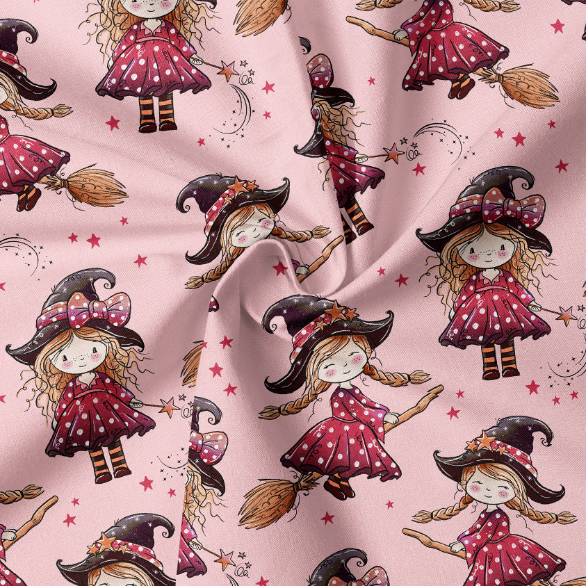 0.5m BIO French Terry Kleine Hexe pink *COMING SOON*