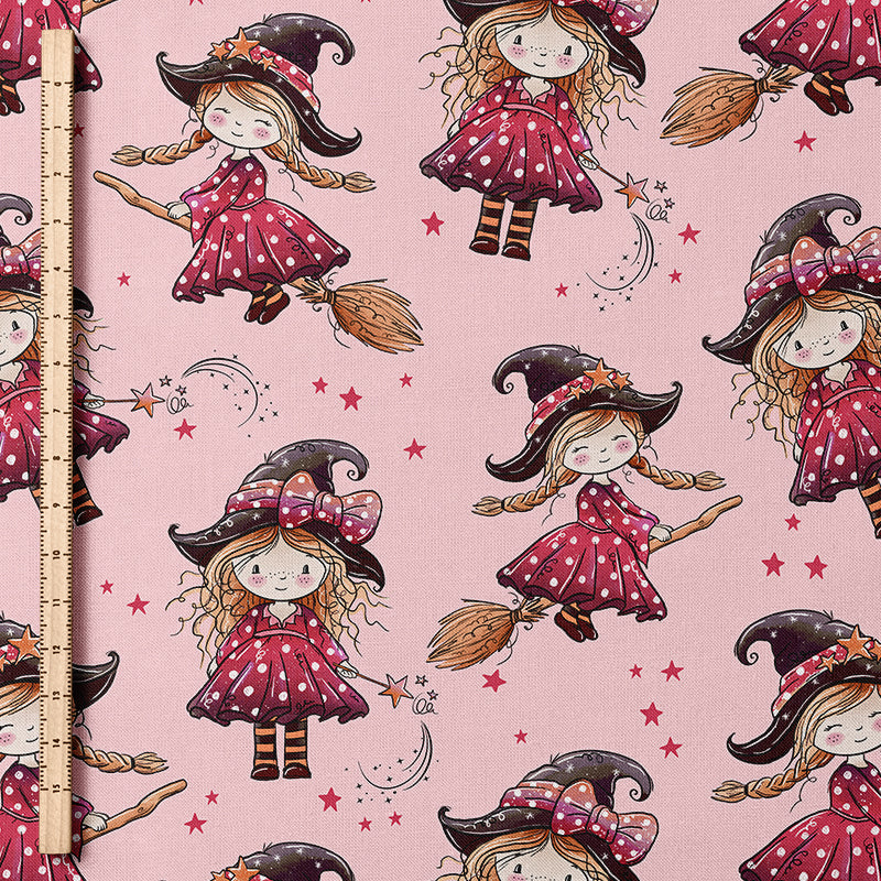 0.5m BIO French Terry Kleine Hexe pink *COMING SOON*