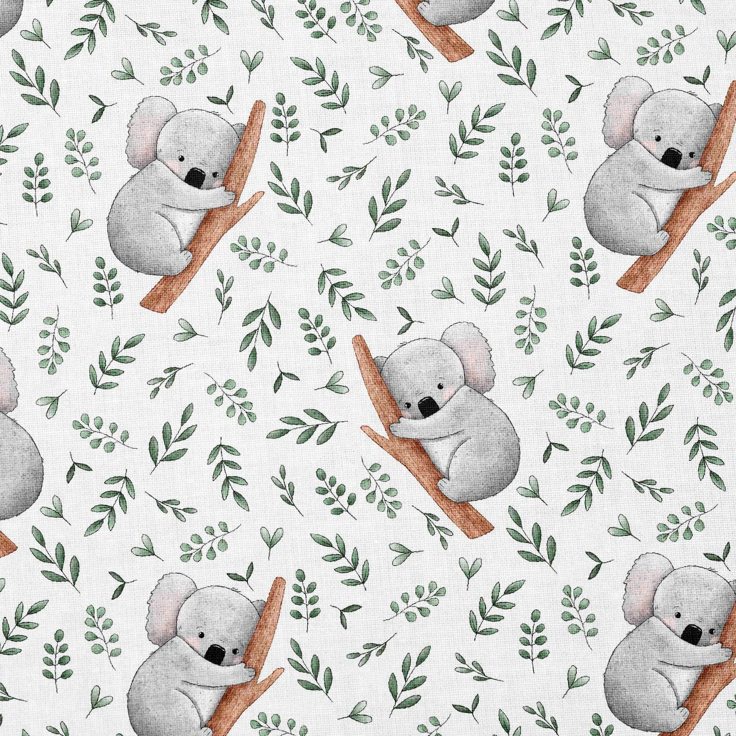 0.5m Baumwolle Koala white *VORBESTELLUNG: Lieferzeit 4-6 Wochen*