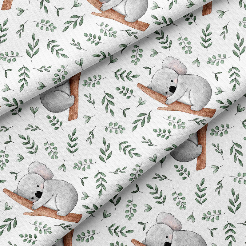 0.5m BIO Ribjersey Koala white