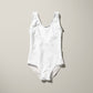 RESTSTÜCK 100cm Bademodestoff Konfetti white