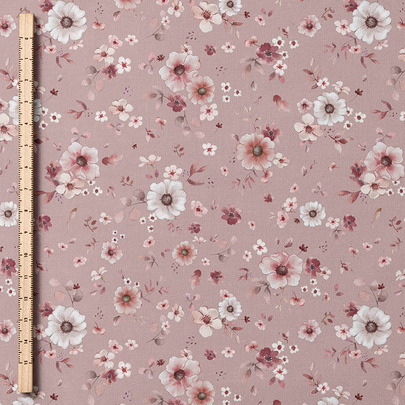 RESTSTÜCK 100cm BIO Rippjersey Lena rose
