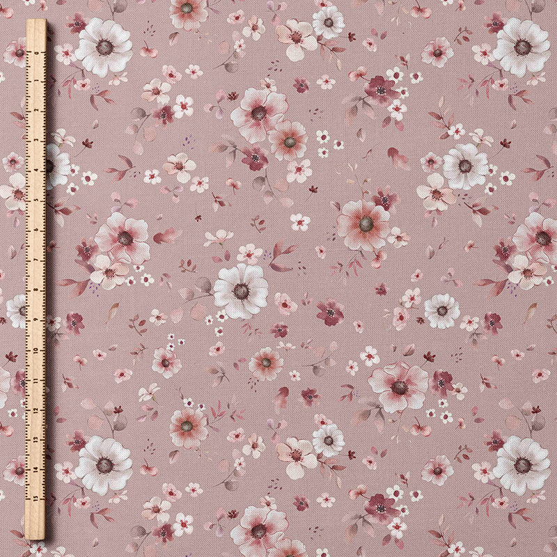 0.5m Baumwolle Lena rose *VORBESTELLUNG: Lieferzeit 4-6 Wochen*