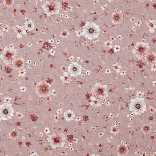 0.5m Baumwolle Lena rose *VORBESTELLUNG: Lieferzeit 4-6 Wochen*