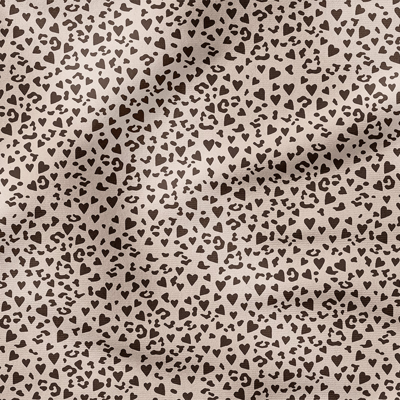 0.5m Biojersey Leo-Herzen beige