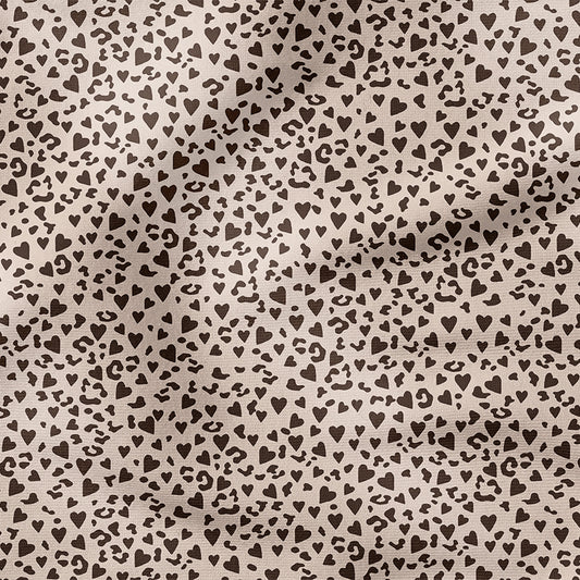 0.5m Biojersey Leo-Herzen beige