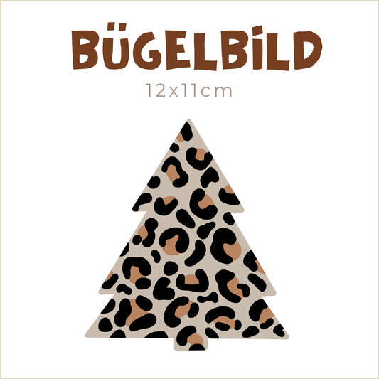 Bügelbild Leo Christmas: Baum | 12x11cm