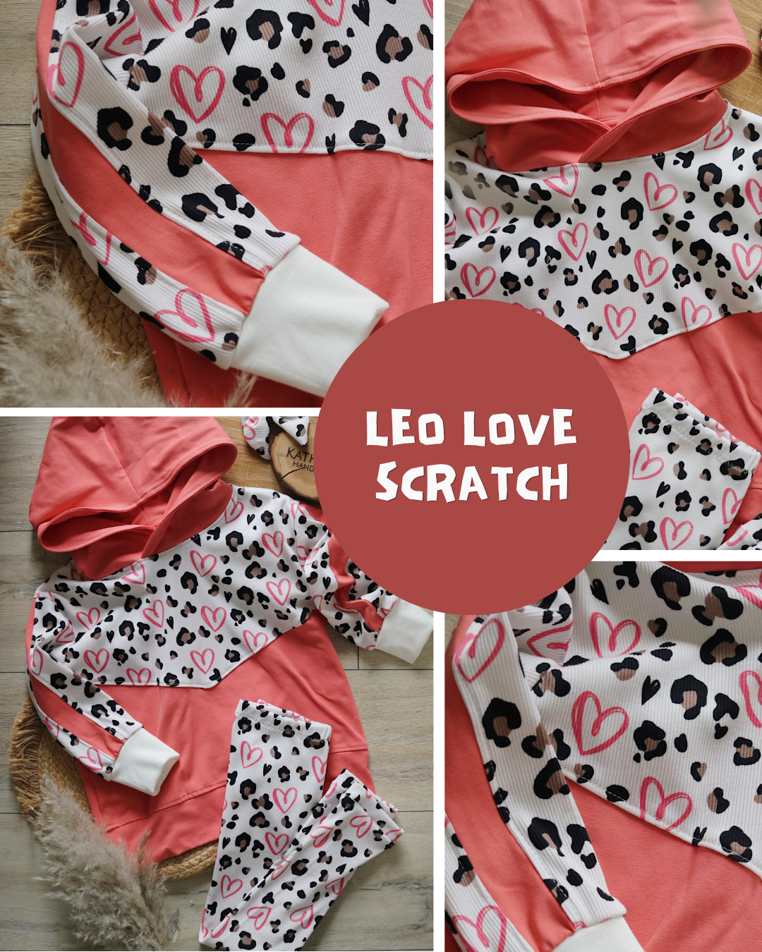 0.5m Baumwolle Leo Love Scratch *VORBESTELLUNG: Lieferzeit 4-6 Wochen*