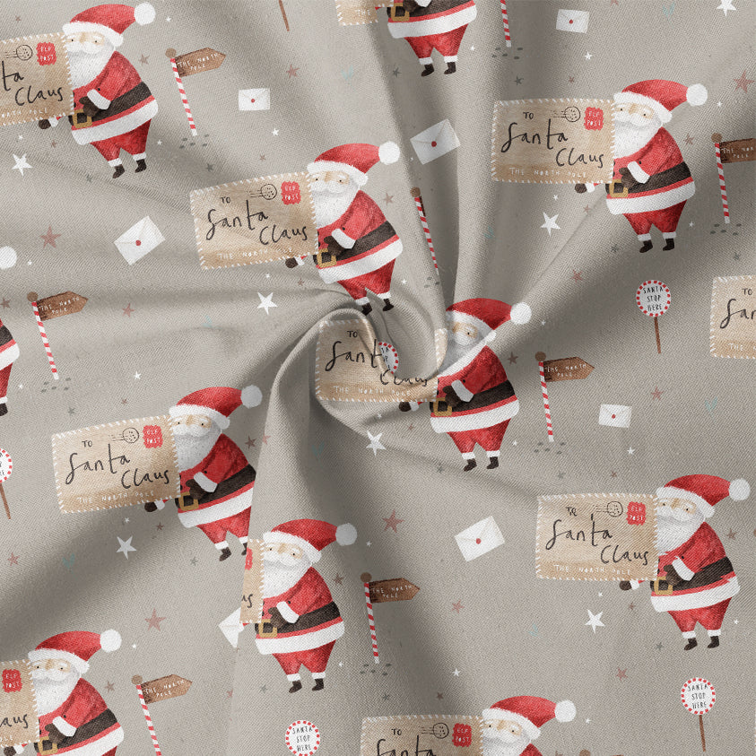 0.5m BIO French Terry Letters to Santa