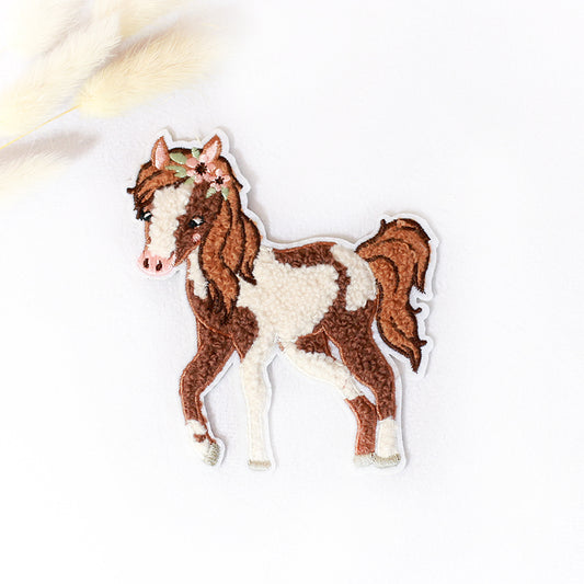 Chenille Patch: Lieblingspferd 1 | 10x9cm
