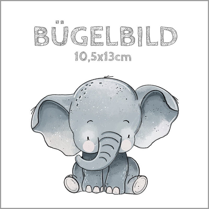 Bügelbild Lieblingstiere: Elefant | 10,5x13cm