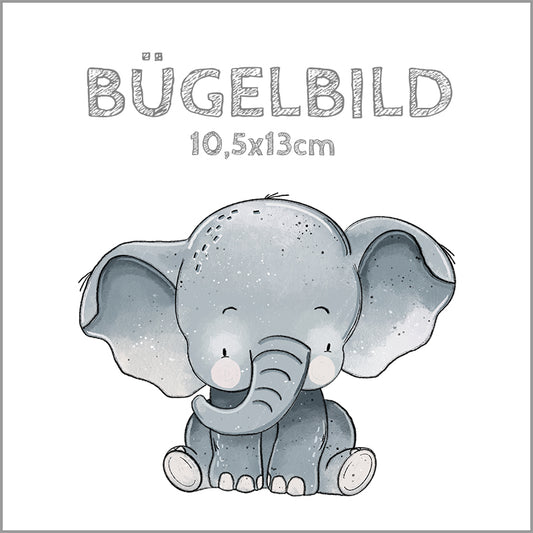 Bügelbild Lieblingstiere: Elefant | 10,5x13cm