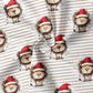 0.5m Biojersey Christmas Lion gestreift