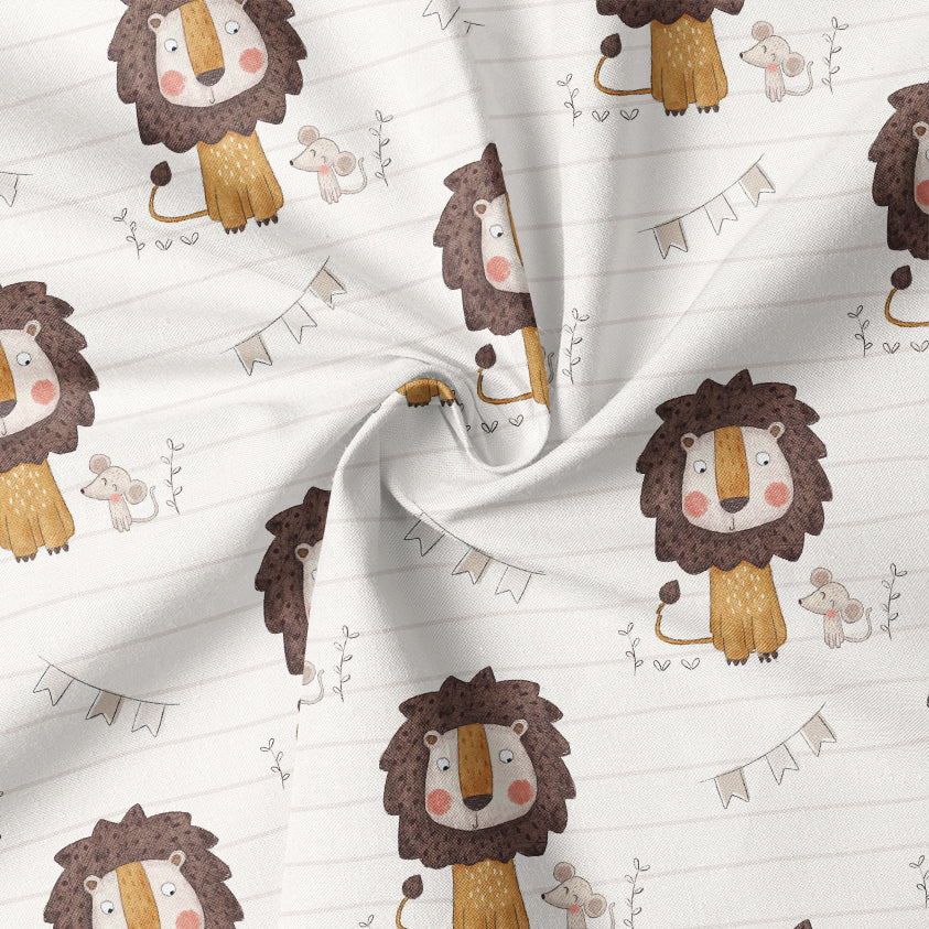 0.5m Biojersey Lion and Mouse Lines *VORBESTELLUNG* Lieferzeit 4-7 Wochen*