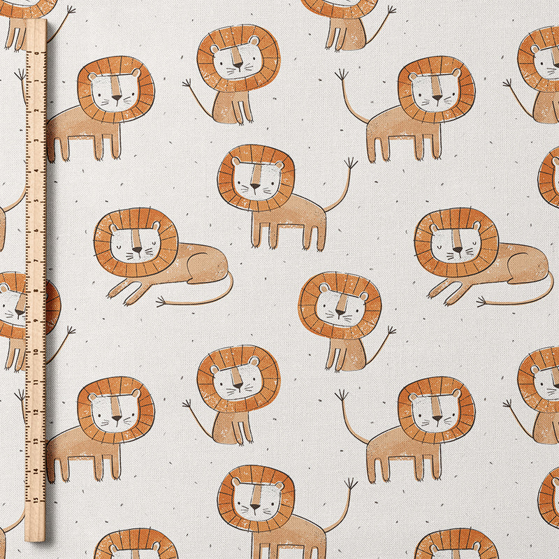 0.5m BIO French Terry Lions Rawr