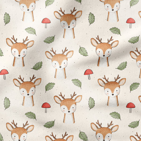 0.5m BIO French Terry Little Autumn Deer *STOFFÜBERSICHT*
