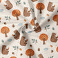0.5m BIO French Terry Little Bears and Trees *STOFFÜBERSICHT*