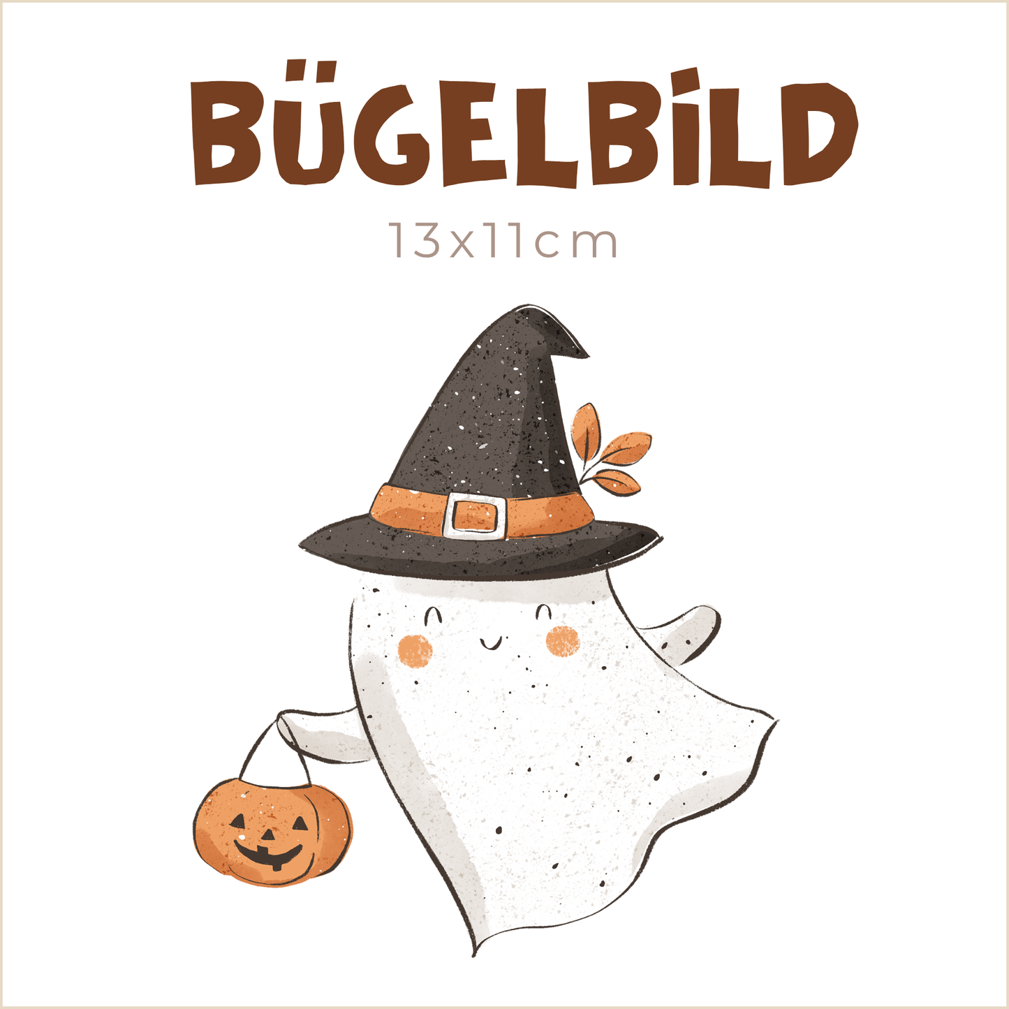 Bügelbild Little Ghost | 13x11cm
