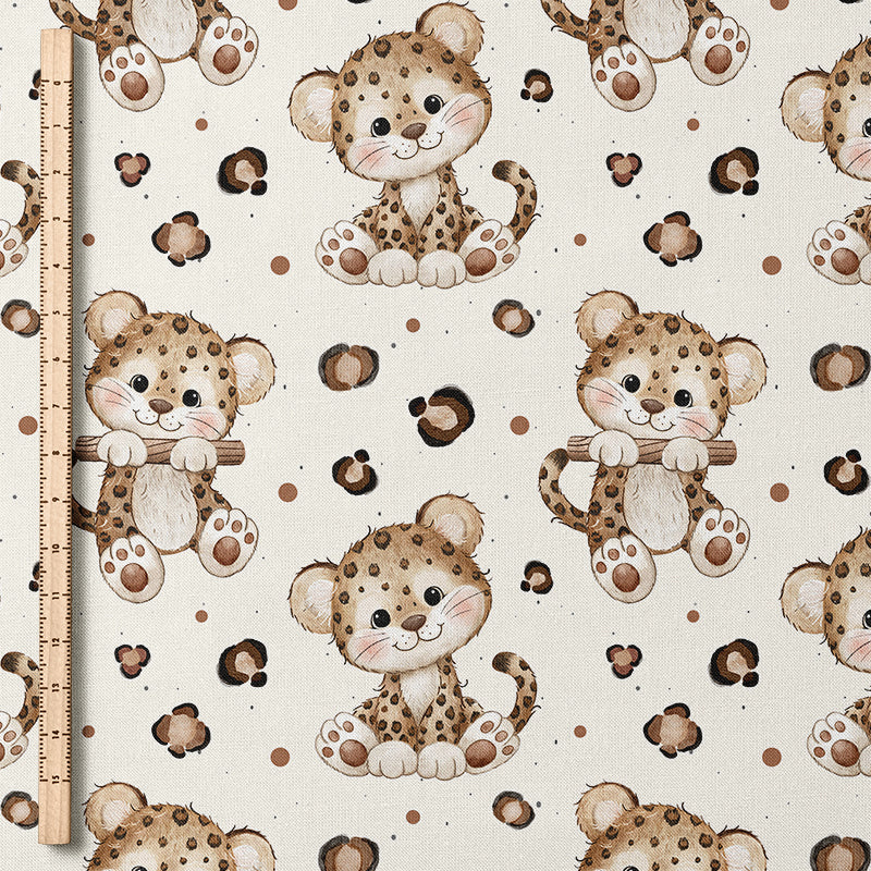 0.5m BIO French Terry Little Leopard *VORBESTELLUNG* Lieferzeit 4-7 Wochen*