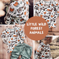 0.5m French Terry Little Wild Forest Animals