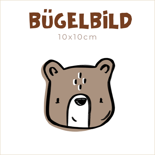 Bügelbild Little Wild Forest Animals: Bär | 10x10cm