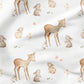 0.5m BIO French Terry Little Fawn and Rabbit