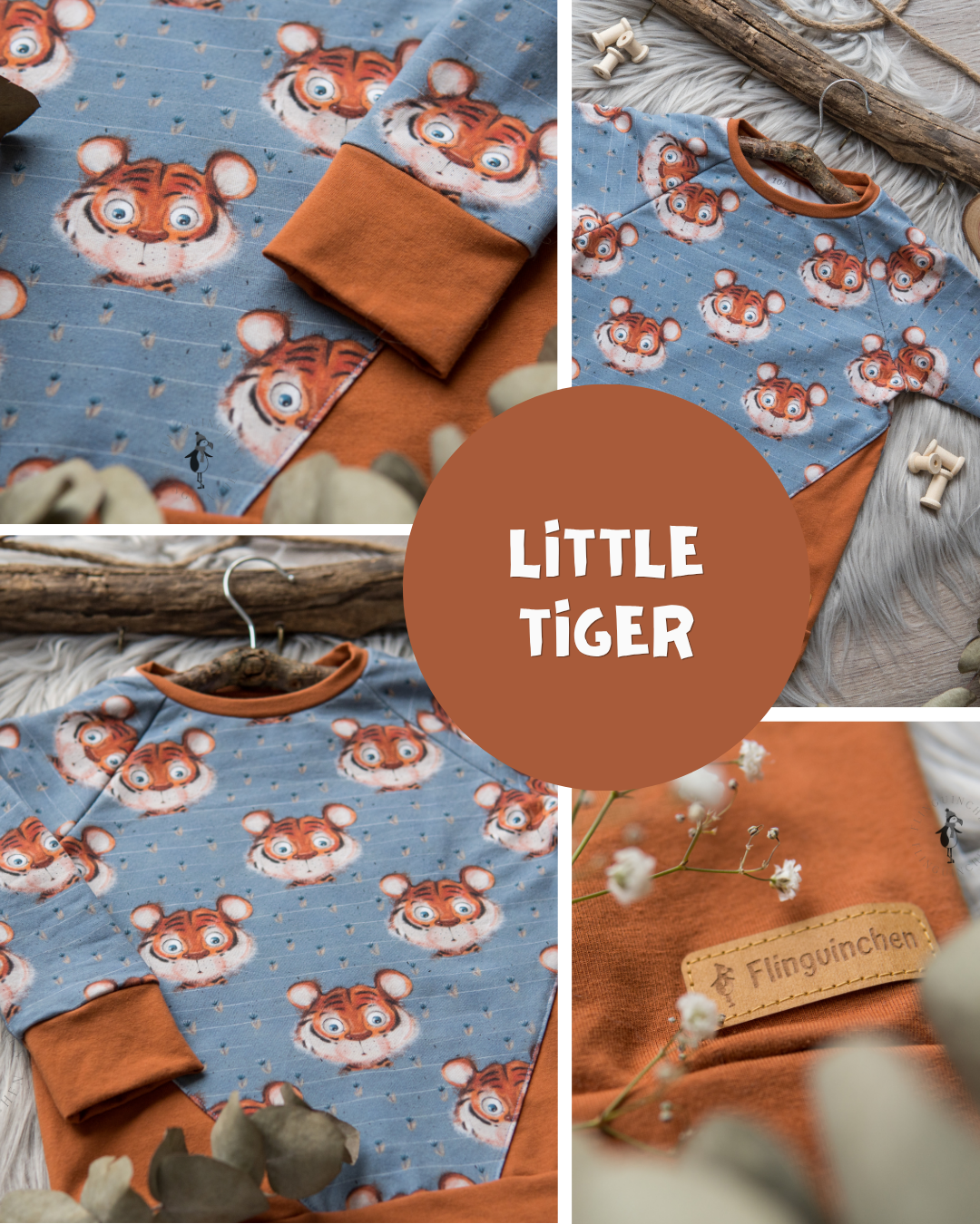 0.5m BIO French Terry Little Tiger *VORBESTELLUNG*