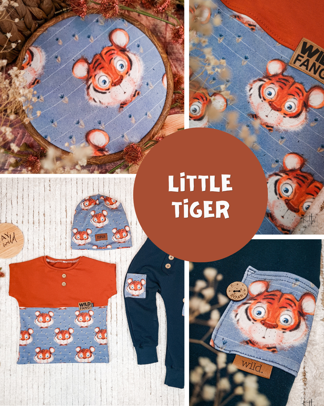 0.5m BIO French Terry Little Tiger *VORBESTELLUNG*
