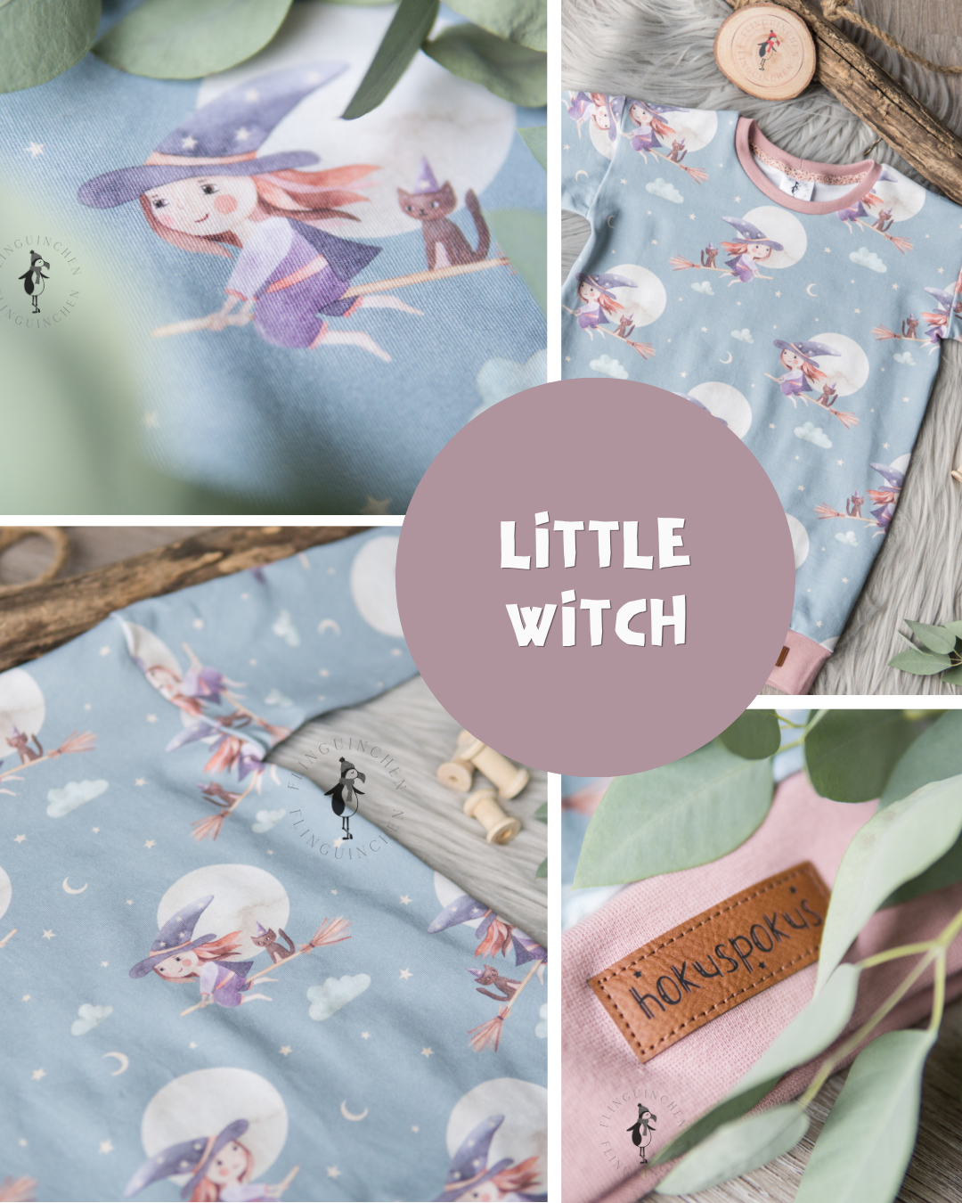 0.5m BIO French Terry Little Witch *VORBESTELLUNG*