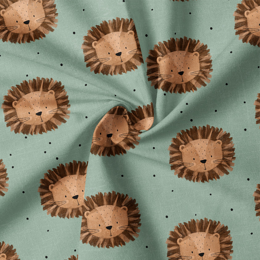 0.5m BIO French Terry Löwe Leon mint *COMING SOON*