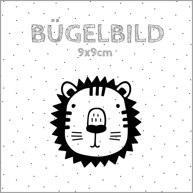 Bügelbild Löwe | 9x9cm