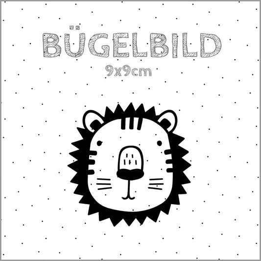 Bügelbild Löwe | 9x9cm