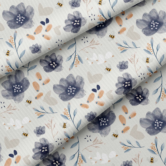 0.5m BIO Rippjersey Lolla Flowers